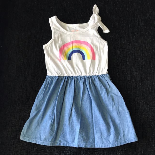 rainbow dress cotton on