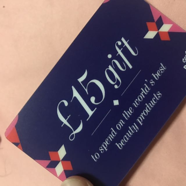 Cult beauty 2025 gift card