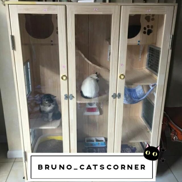 Customised Cat Cabinet House Cabin Pet Supplies On Carousell