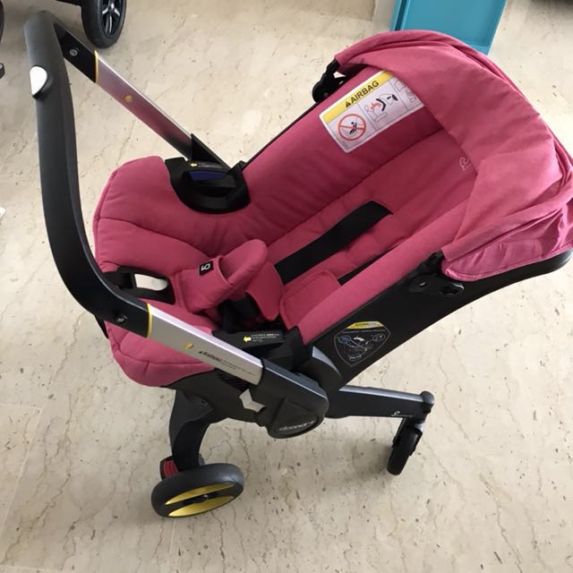 doona car seat stroller pink