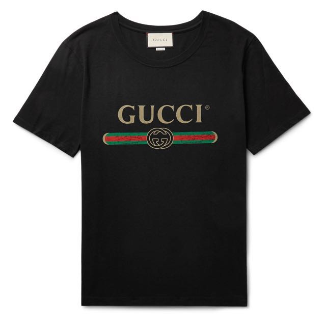 Gucci Vintage Logo Tee, Men's Fashion