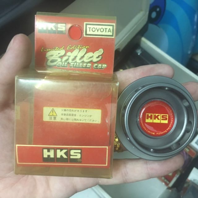HKS engine Oil cap (TOYOTA), Auto Accessories on Carousell