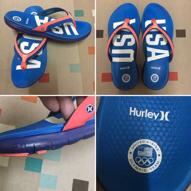 hurley nike free flip flops