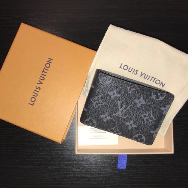 Unboxing  Louis Vuitton Monogram Eclipse Multiple Wallet 