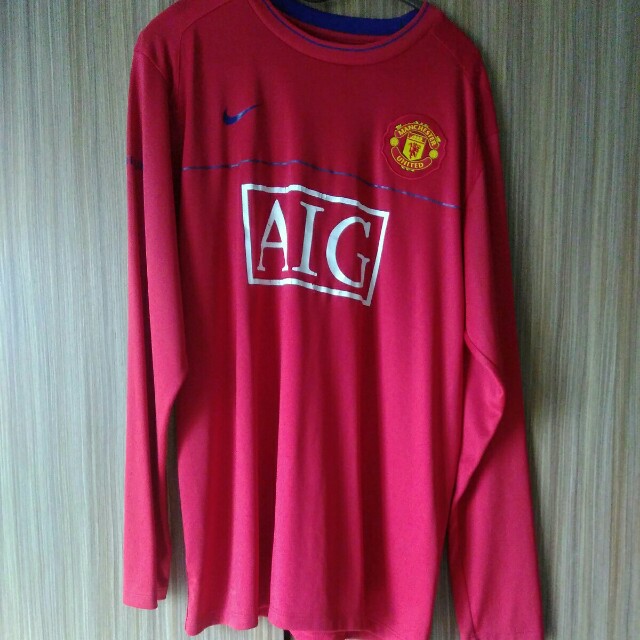 Man Utd Large Long Sleeve Jersey Men S Fashion Clothes On Carousell
