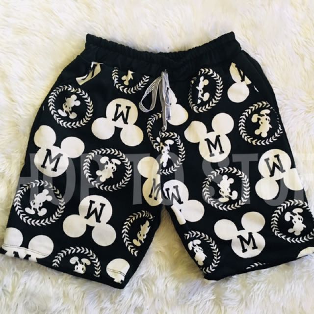 Mickey Mouse Sweat Shorts Men Women Men S Fashion Clothes On