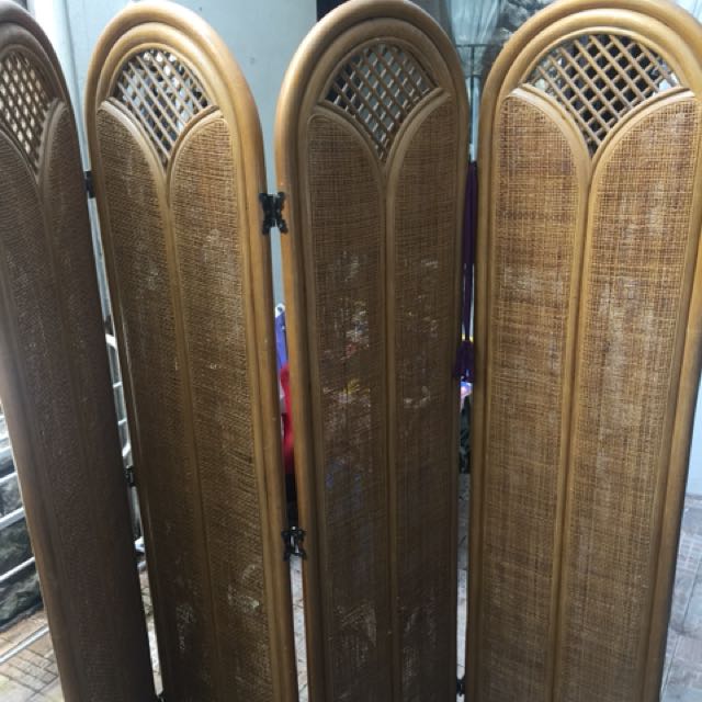 Penyekat Ruangan Sekat Bambu Perabotan Rumah Di Carousell