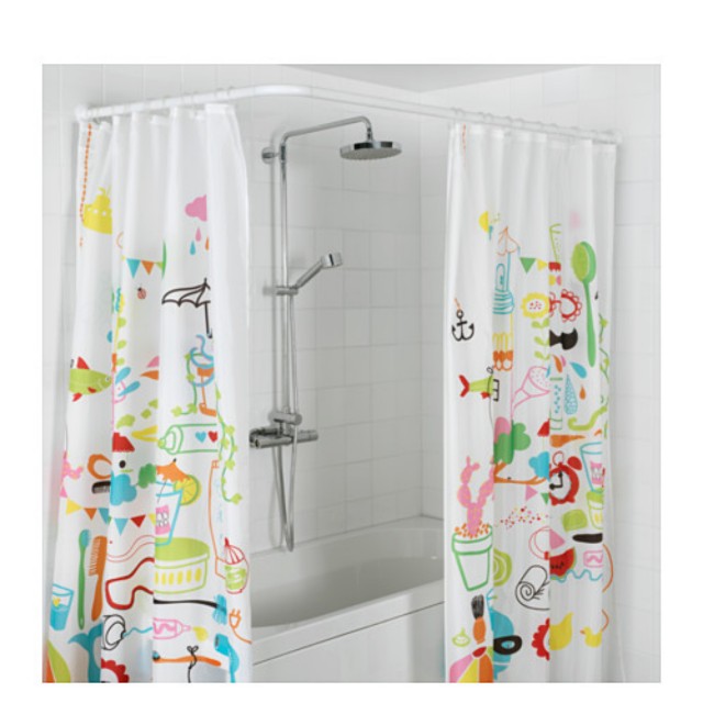 Shower Curtain Rail Ikea Furniture Others On Carousell