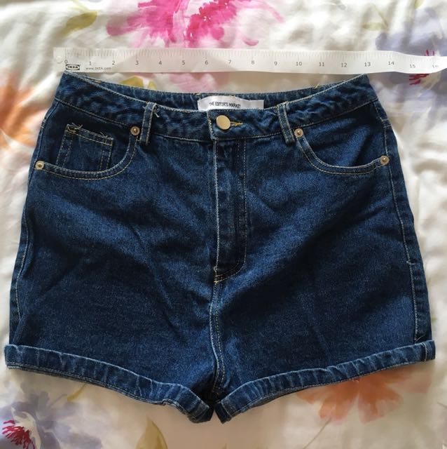 mom style jean shorts