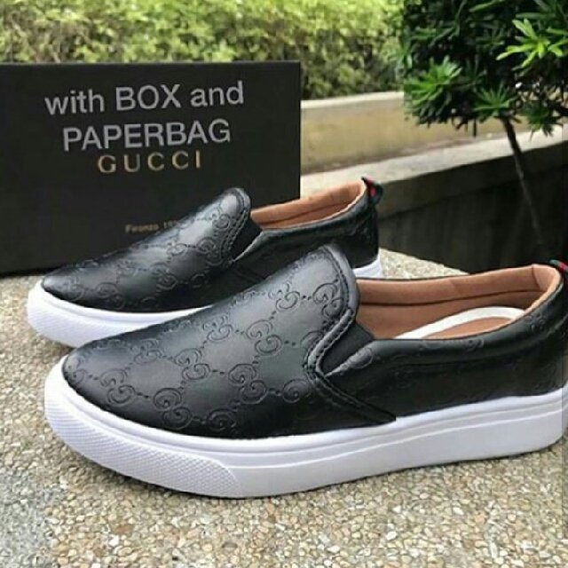 black gucci vans