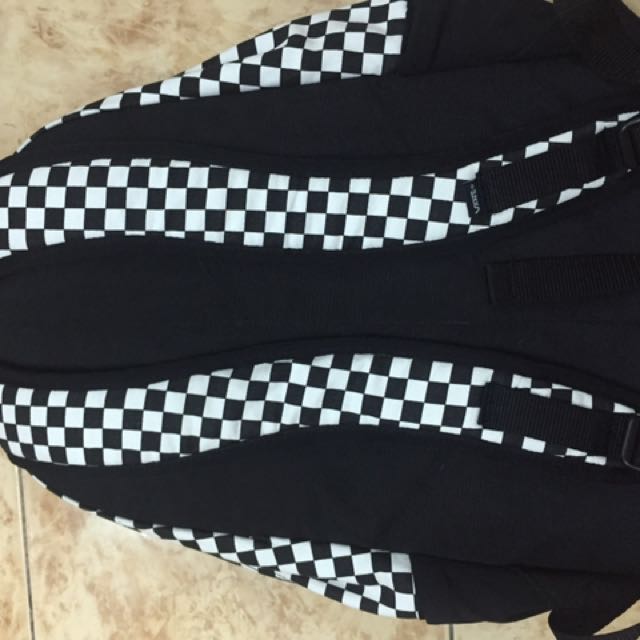 vans van doren checkerboard backpack