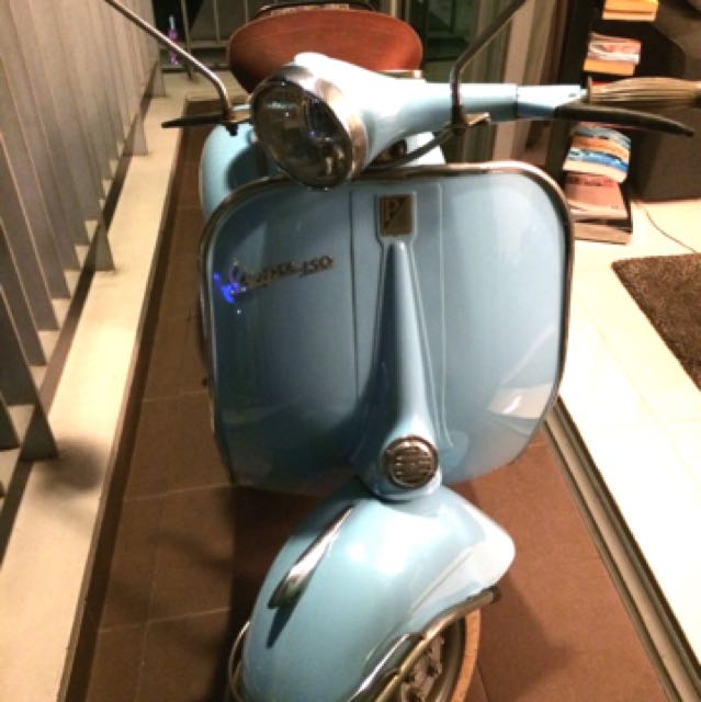 Vespa Vbb1t 1962 No Reserve: 1962 Vespa VBB 150 W/Sidecar For Sale