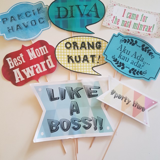 Wording Props Wedding Birthday Etc Design Craft Others On Carousell