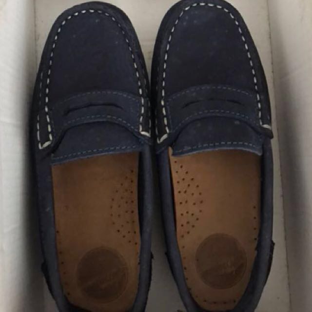 zara navy blue shoes