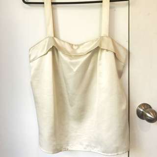Vintage size 8-10 satin top