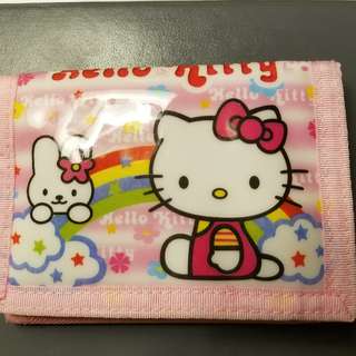Pink Hello Kitty velcro wallet