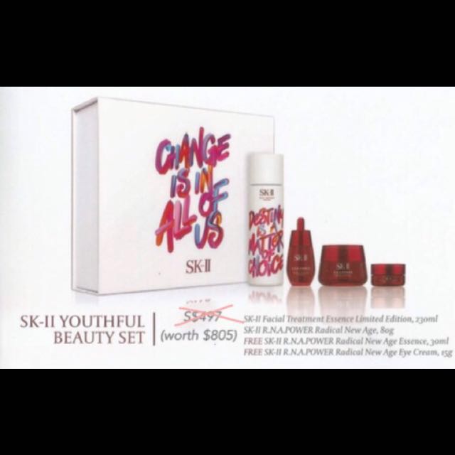 2017 Christmas Edition Save 35 Sk Ii Youthful Beauty Set Beauty Personal Care Bath Body Body Care On Carousell