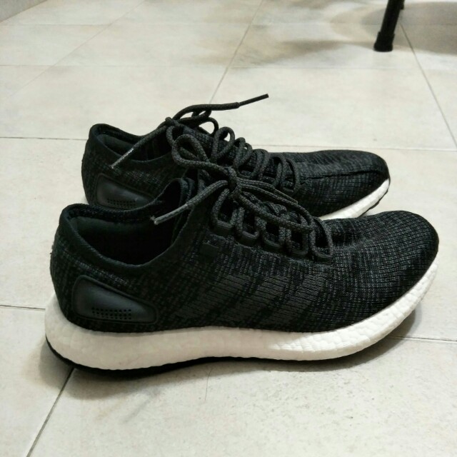 adidas pure boost black mens