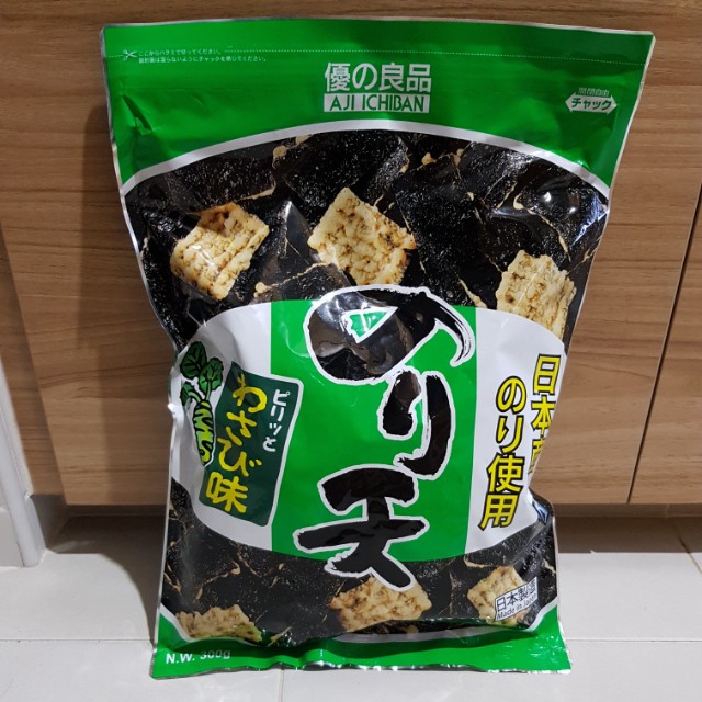 Aji Ichiban Seaweed Tempura (Wasabi), Food & Drinks, Packaged & Instant