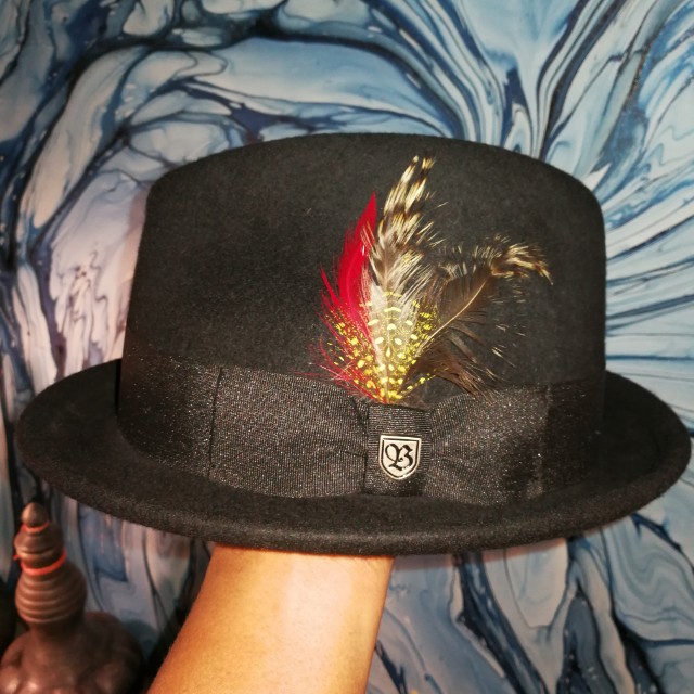 Brixton gain fedora black new arrivals
