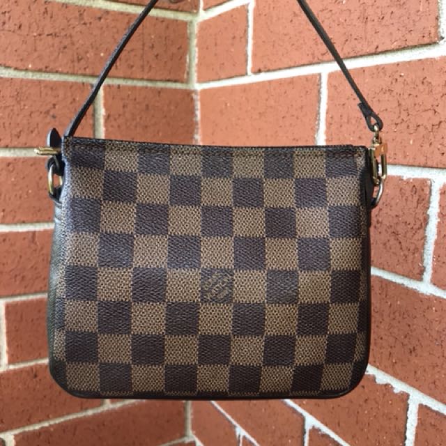 Authentic Used Louis Vuitton Damier Square Trousse Pochette Women S Authentic Used Louis Vuitton Damier Square Trousse Pochette Women S Fashion Bags Wallets On Carou