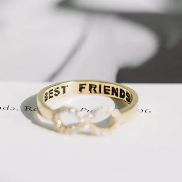 Bff Infinity Rings Women S Fashion Accessories On Carousell