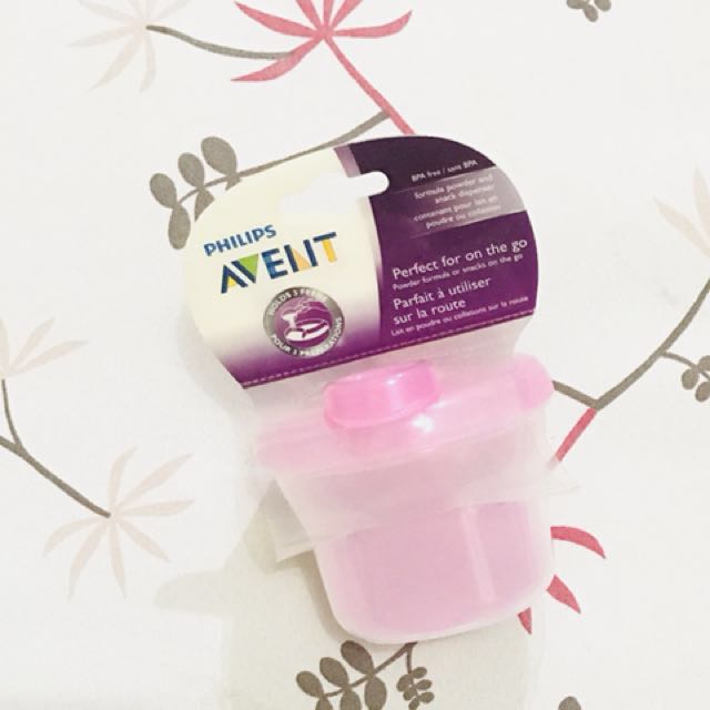 avent milk dispenser pink