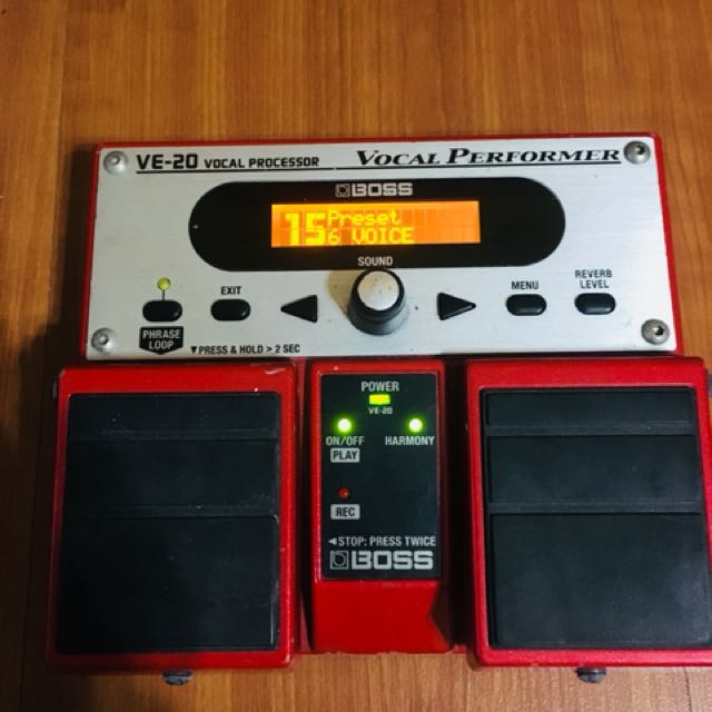 Boss Ve 20 Vocal Performer Dual Pedal Music Media Music