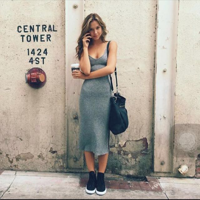 Brandy Melville Aliza Dress Women s Fashion Tops Sleeveless on Carousell
