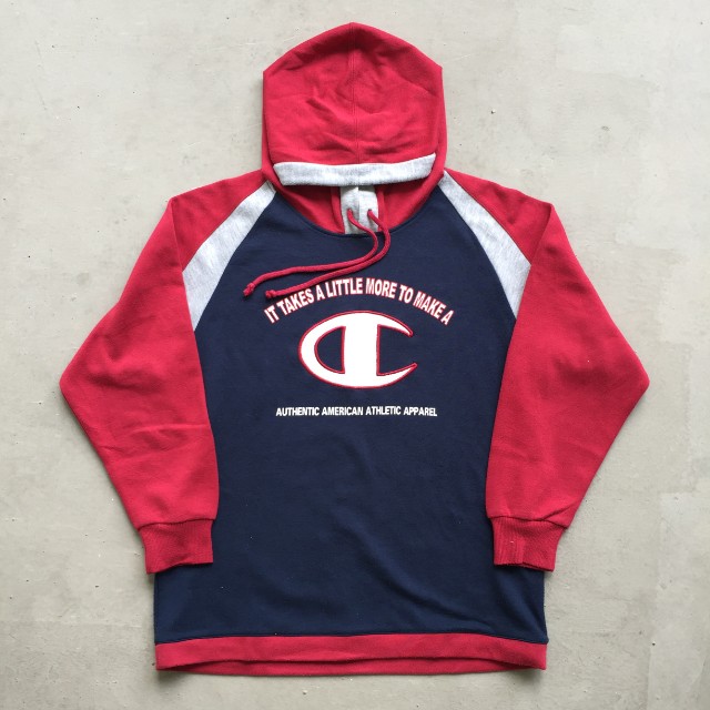 Champion Red and Dark Blue Hoodie Men s Fashion Tops Sets Hoodies on Carousell