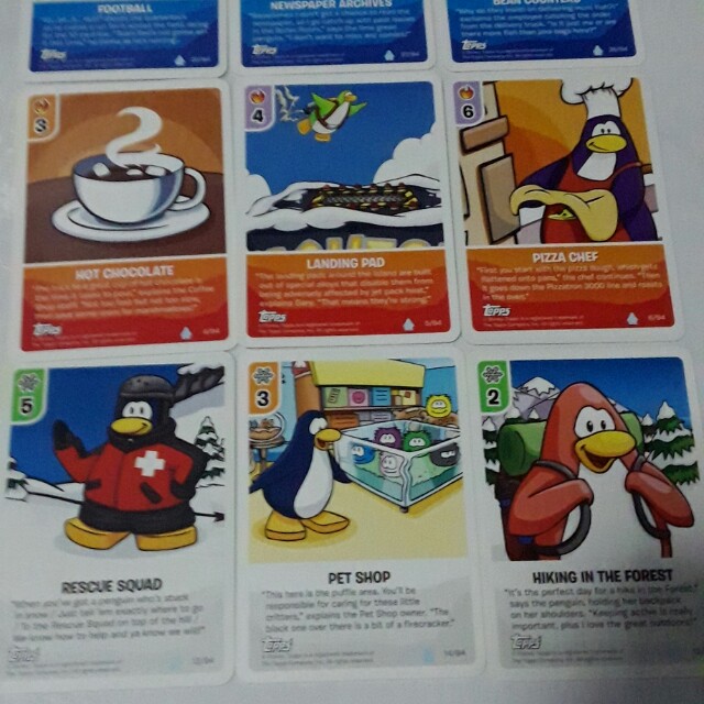 club-penguin-card-jitsu-cards-hobbies-toys-toys-games-on-carousell