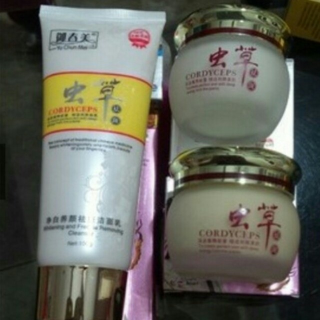Cream Herbal Cordyceps Yu Chun Mei Original Kesehatan Kecantikan Rias Wajah Di Carousell
