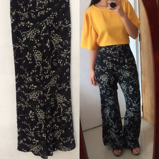 retro square pants outfit