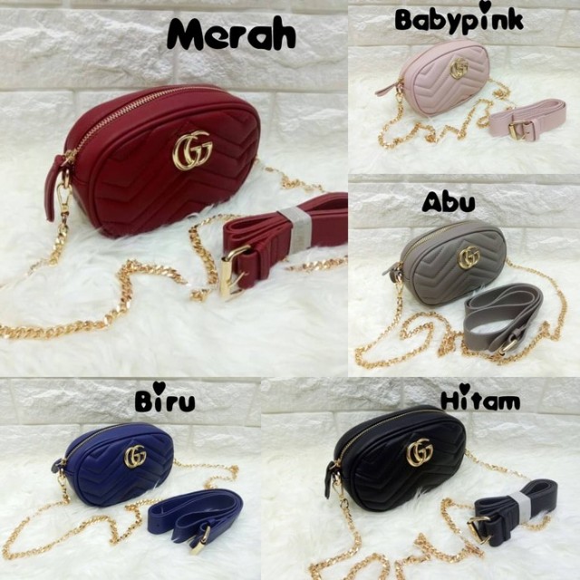 Gucci waist bag nagita slavina