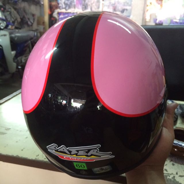 Laser Half Helmet Visorex, Motorbikes on Carousell