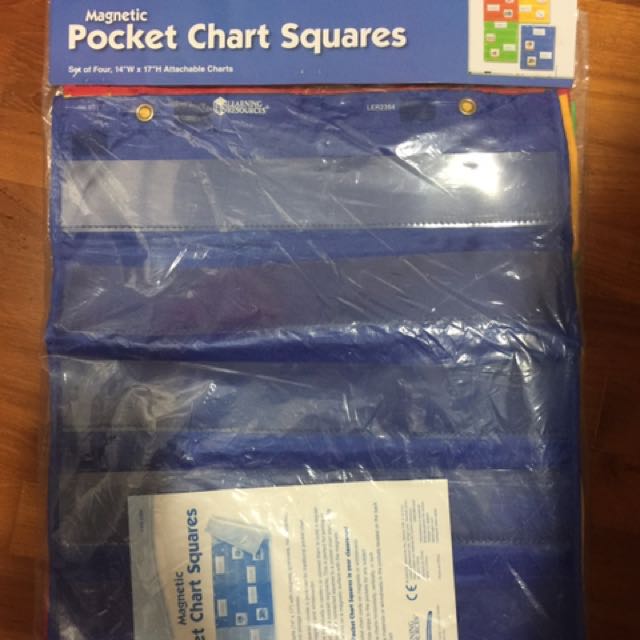 Magnetic Pocket Chart Squares