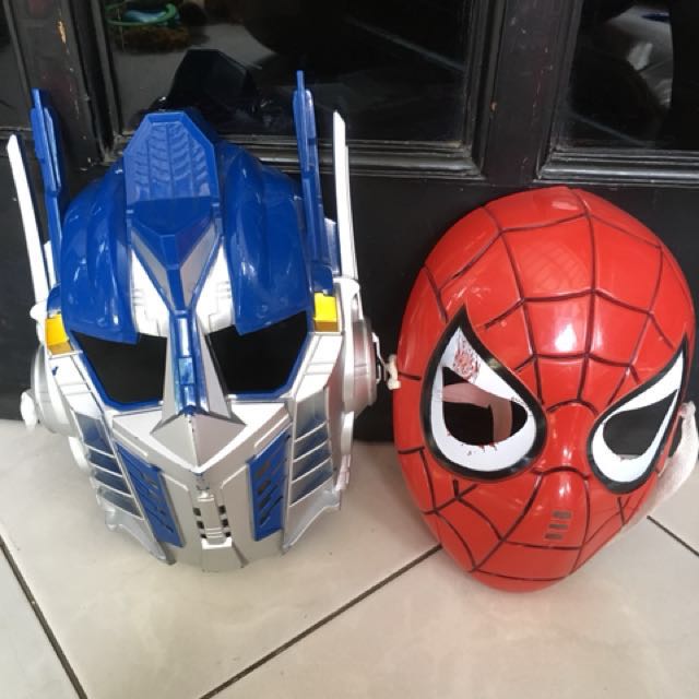 Mainan Anak Topeng Spiderman Robot Transformer Bayi Anak Mainan Baby Walker Di Carousell