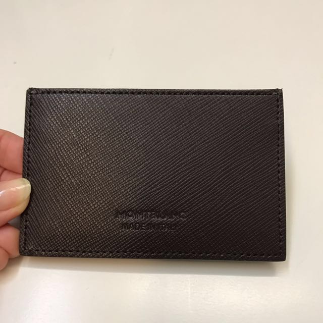 Mont Blanc Card Holderbrown authentic, Men's Fashion, Watches