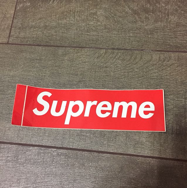 original supreme sticker