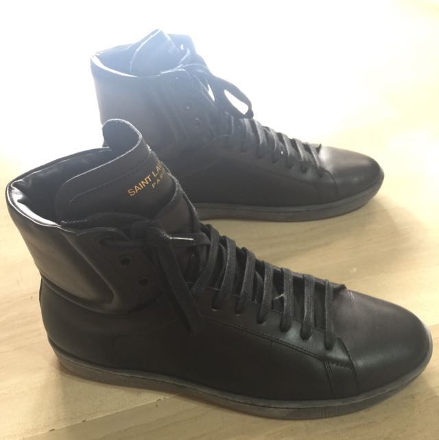 Saint Laurent Black Sneakers SL01H Mens SIZE41