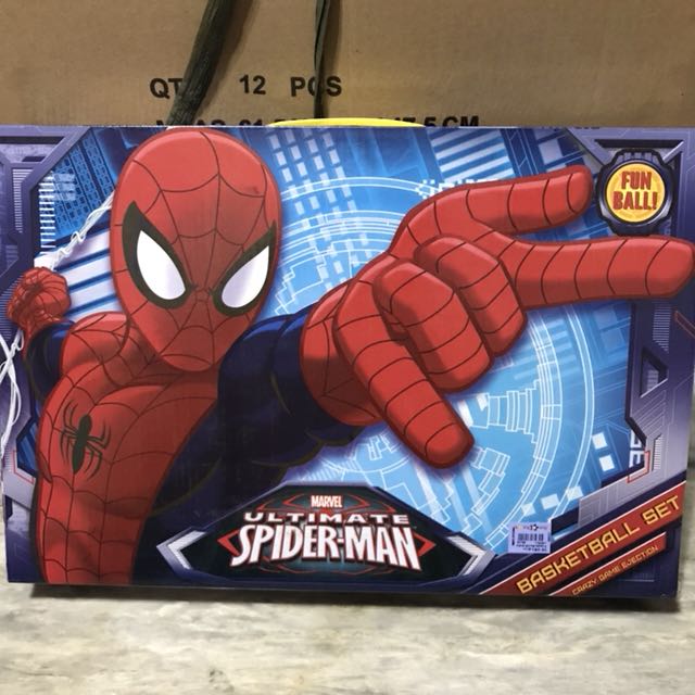 Spiderman Basketball Set Toys Games Others On Carousell