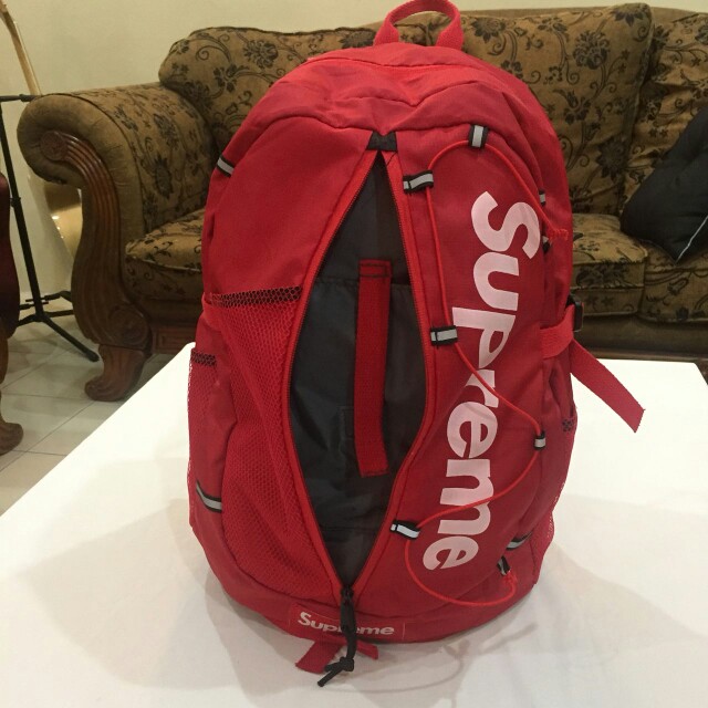SUPREME SS17 BACKPACK Men s Fashion Bags Backpacks on Carousell