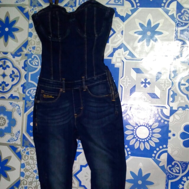 von dutch denim jumpsuit