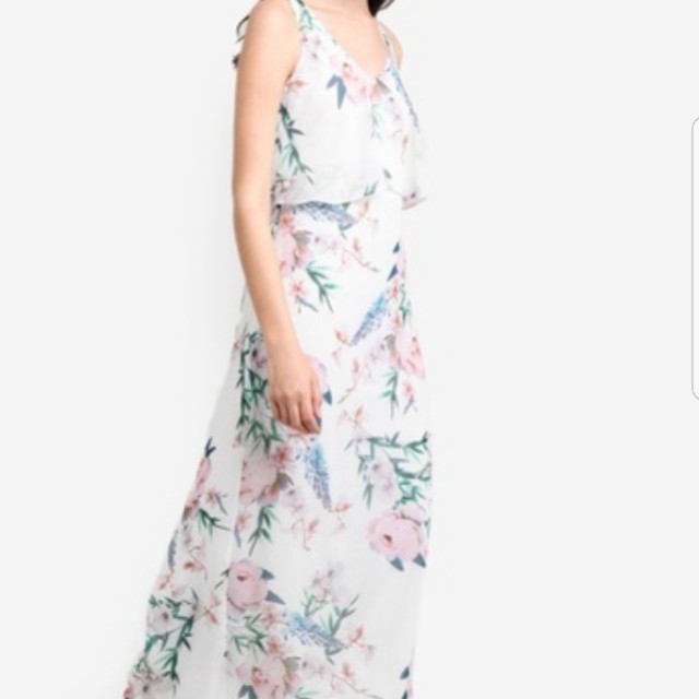 wallis floral maxi dress