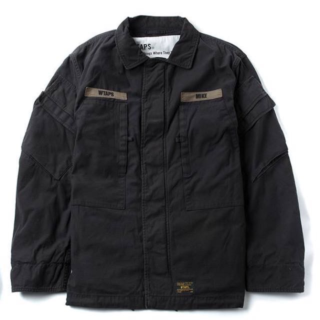 WTAPS NBC/JACKET.NYCO.SATIN(BLACK)