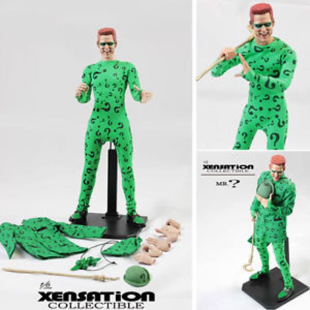 Xensation the riddler Jim carrey, Hobbies & Toys, Toys & Games on Carousell