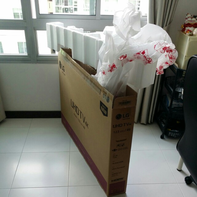 43 Inch Empty Box Empty TV Box , TV & Home Appliances, TV & Entertainment, TV on Carousell