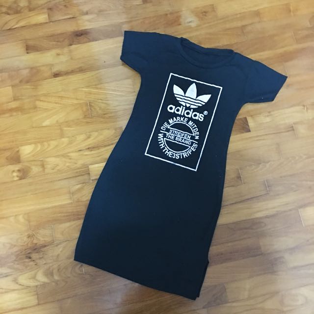 oversized t shirt dress adidas