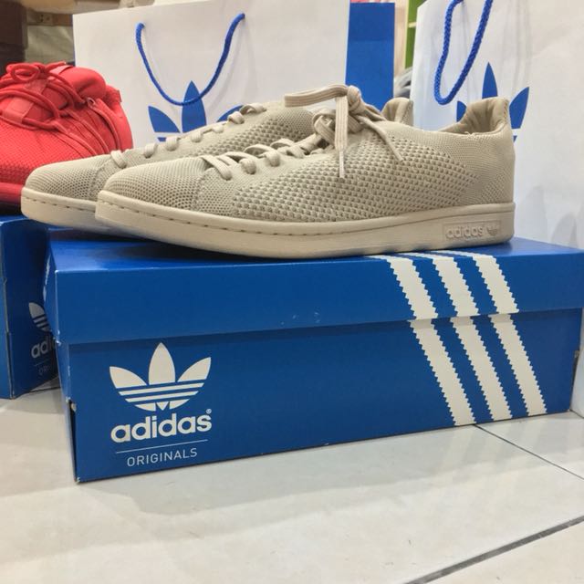 Adidas stan smith hot sale primeknit clay brown