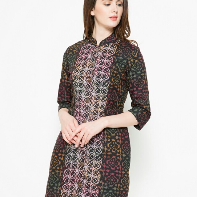 sack dress batik